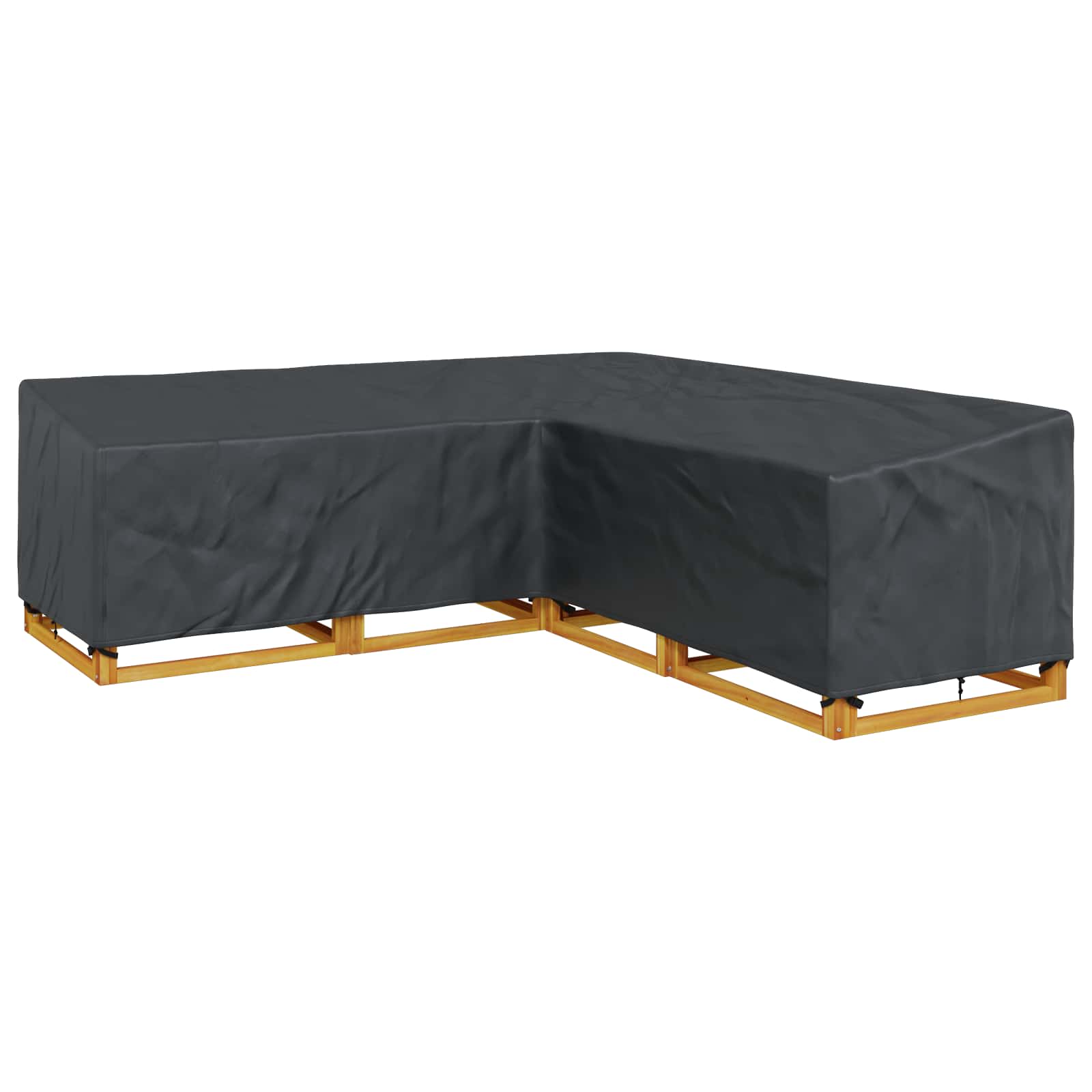 Möbelbezug Schwarz 235 x 235 x 85 cm 210D Oxford Stoff