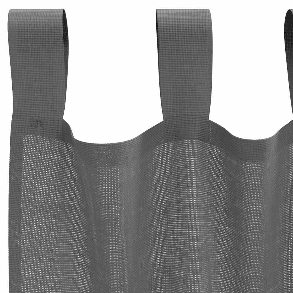 Voile Vorhänge mit Ösen 2 Stk. Apfelgrün 140x140 cm