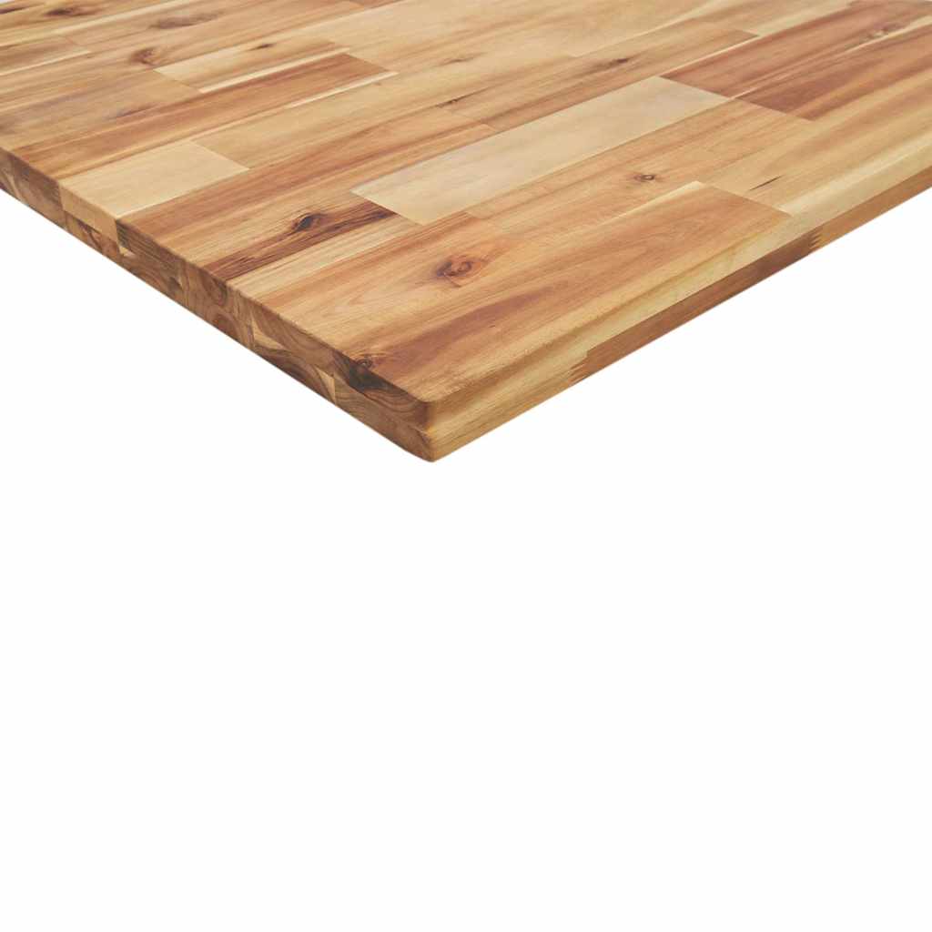 Schreibtischplatte Unbehandelt 60x50x2 cm Massivholz Akazie