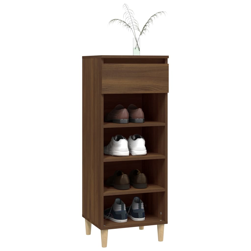 Schuhschrank Weiß 40x36x105 cm Holzwerkstoff