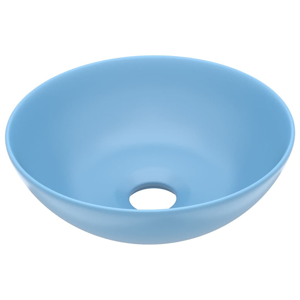 Waschbecken 28 x 10 cm Keramik Silbern
