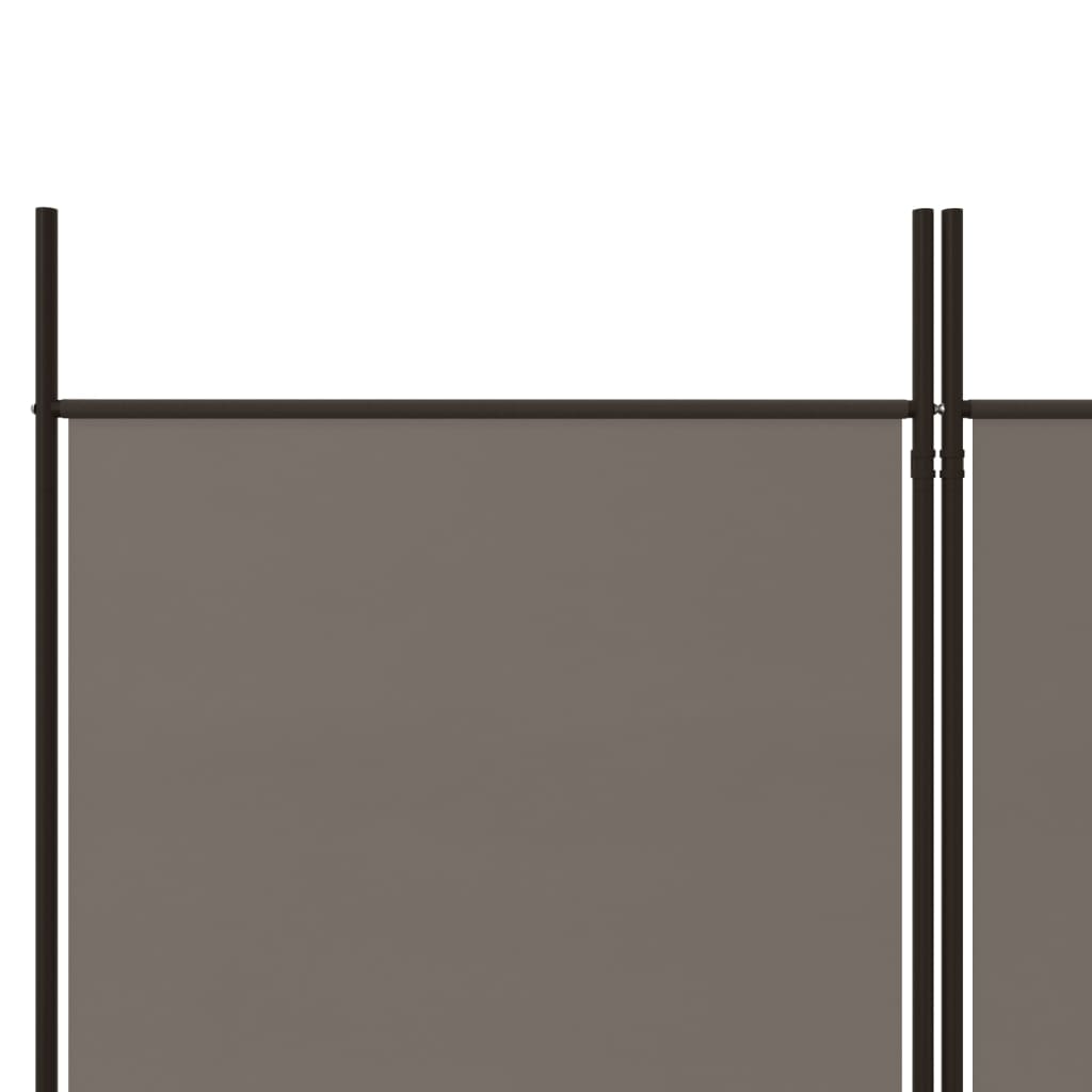 3-teiliger Raumteiler Beige 150 x 220 cm Stoff