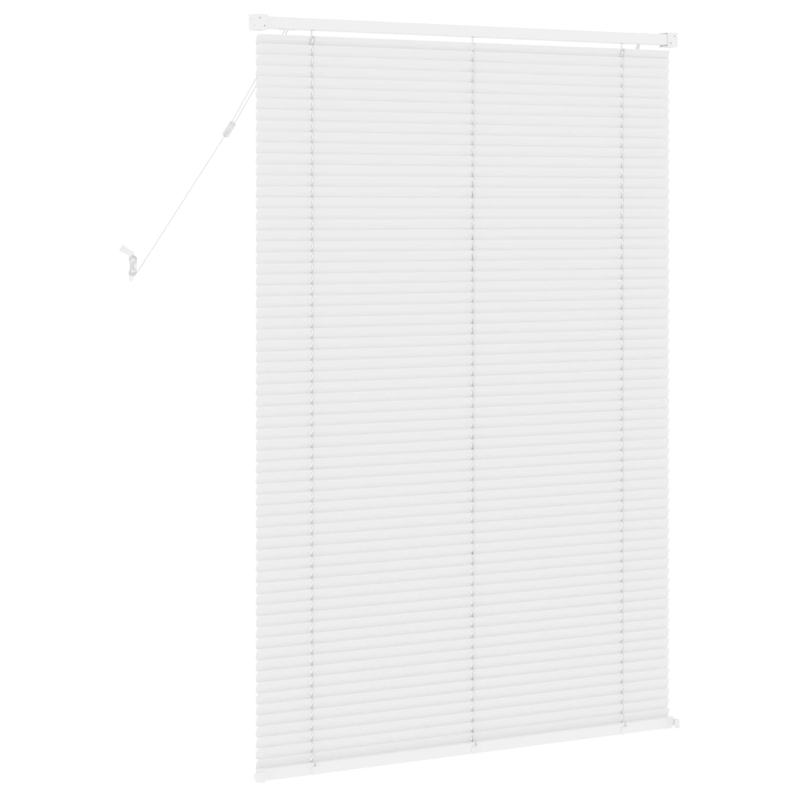 Jalousie Silber Grau 150 x 40 cm 25 mm PVC
