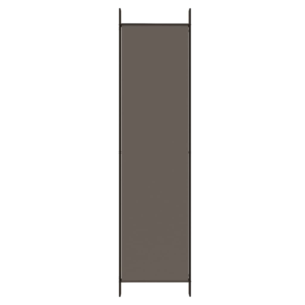 3-teiliger Raumteiler Beige 150 x 220 cm Stoff