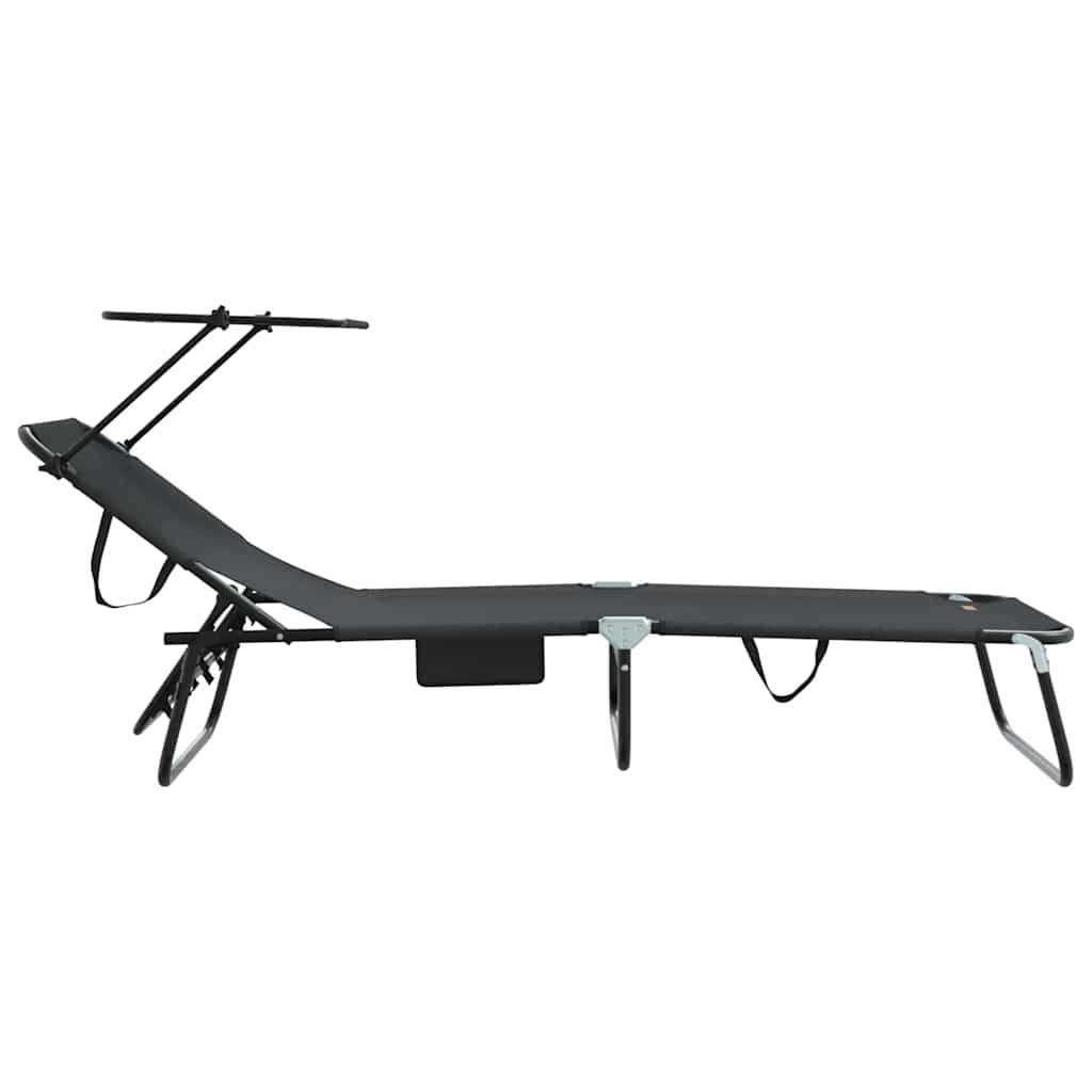 Klappbare Sonnenliege Blau 190 x 57 x 81 cm Oxford