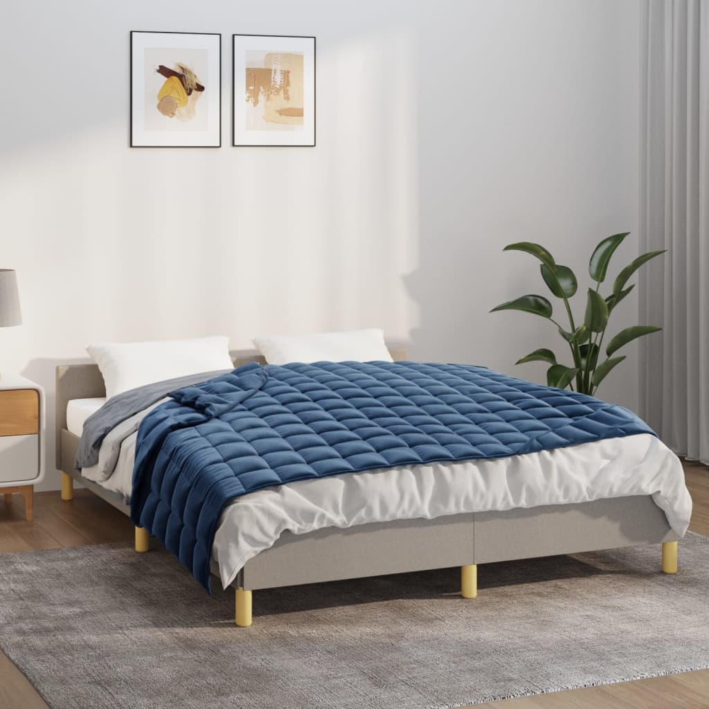 Gewichtsdecke Grau 122x183 cm 5 kg Stoff