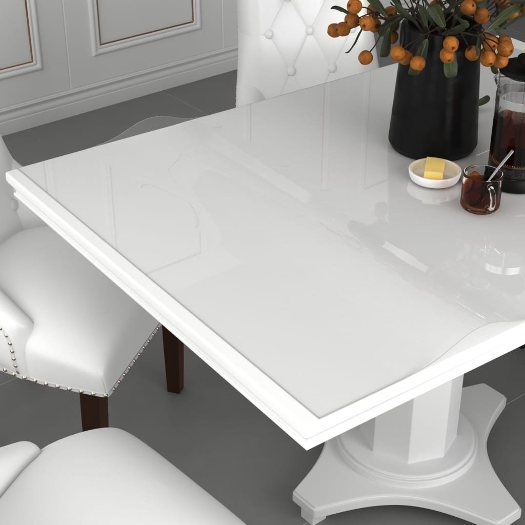 Tischfolie Transparent 100x60 cm 1,6 mm PVC