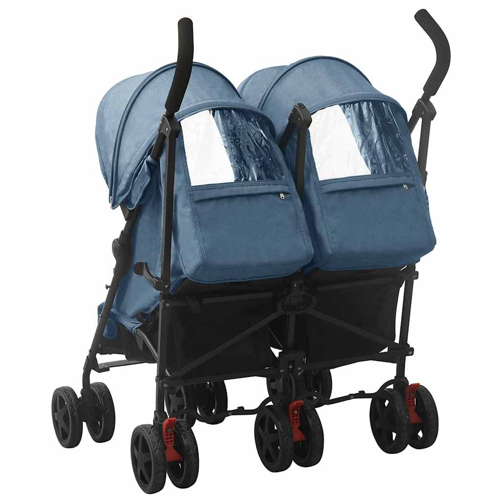 Geschwisterwagen Anthrazit Stahl