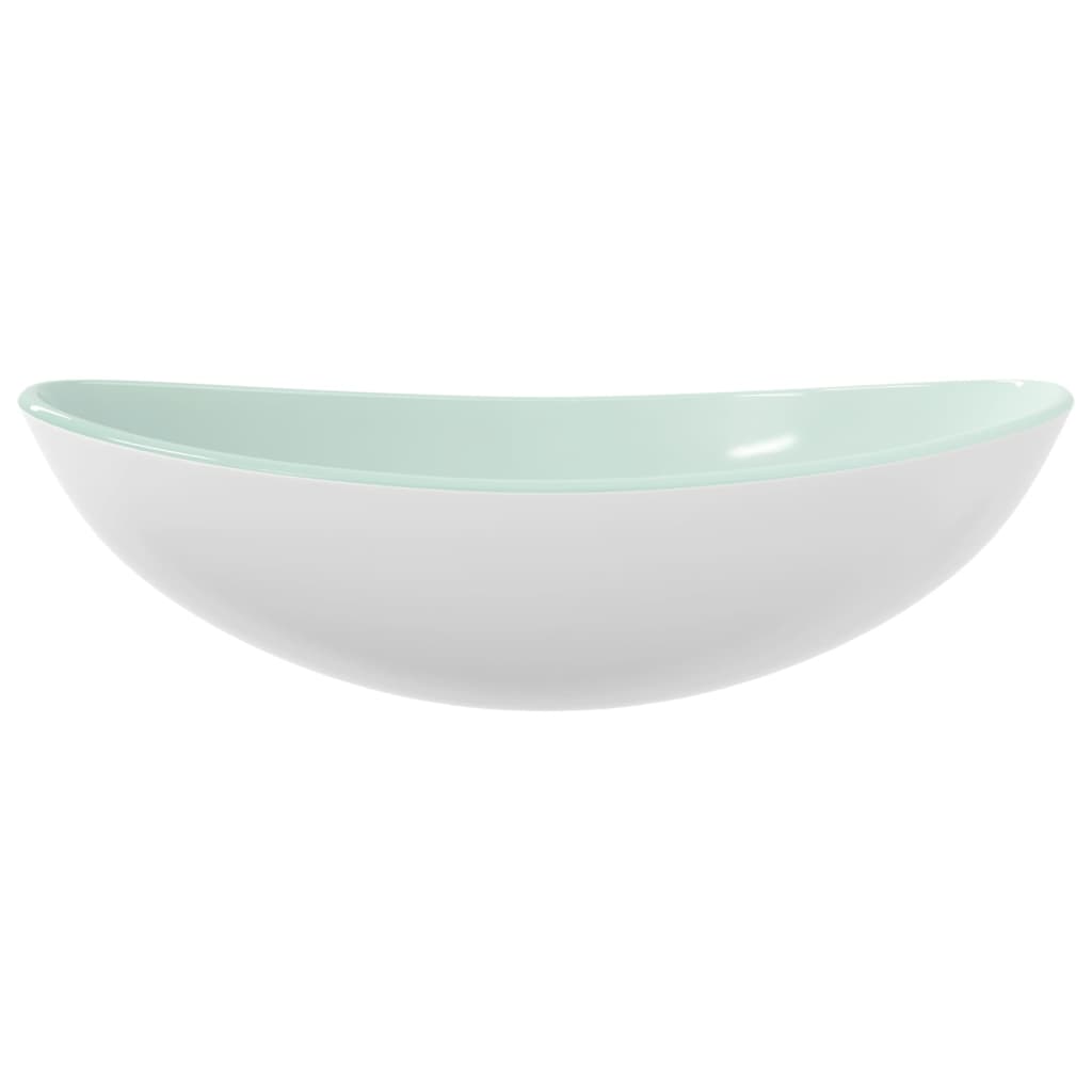 Waschbecken Hartglas 54,5x35x15,5 cm Transparent
