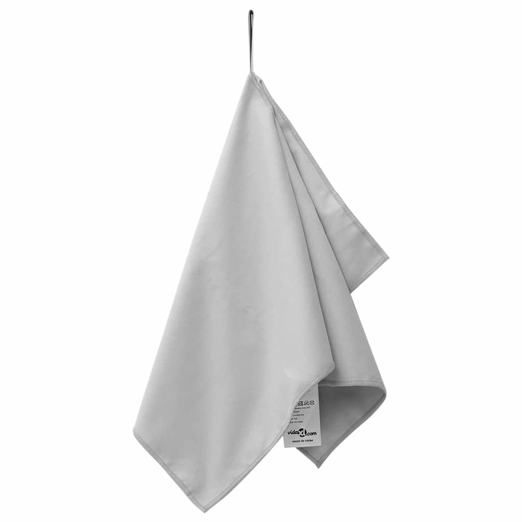 Sporthandtücher 2 pcs Schwarz 50 x 30 cm Polyester und Polyamid