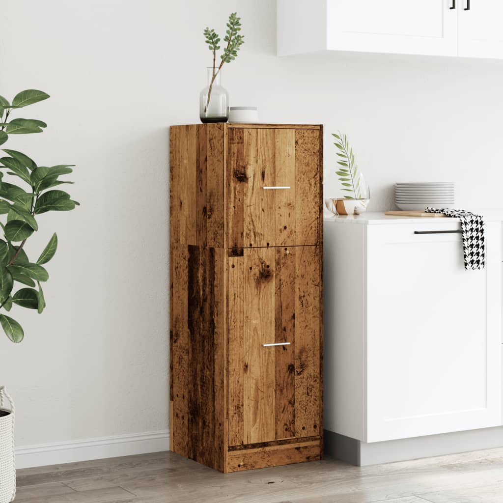 Apothekerschrank Weiß 30 x 41 x 174,5 cm Holzwerkstoff