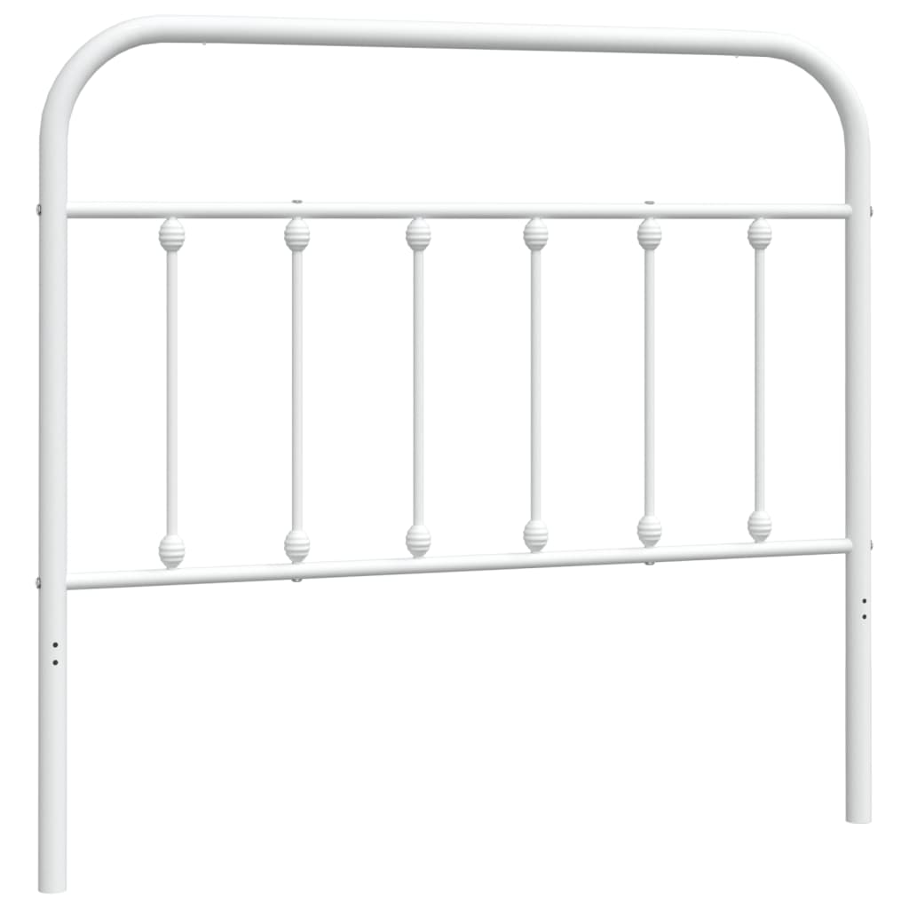 Ersatz-Kopfteil Metall Schwarz 75 cm
