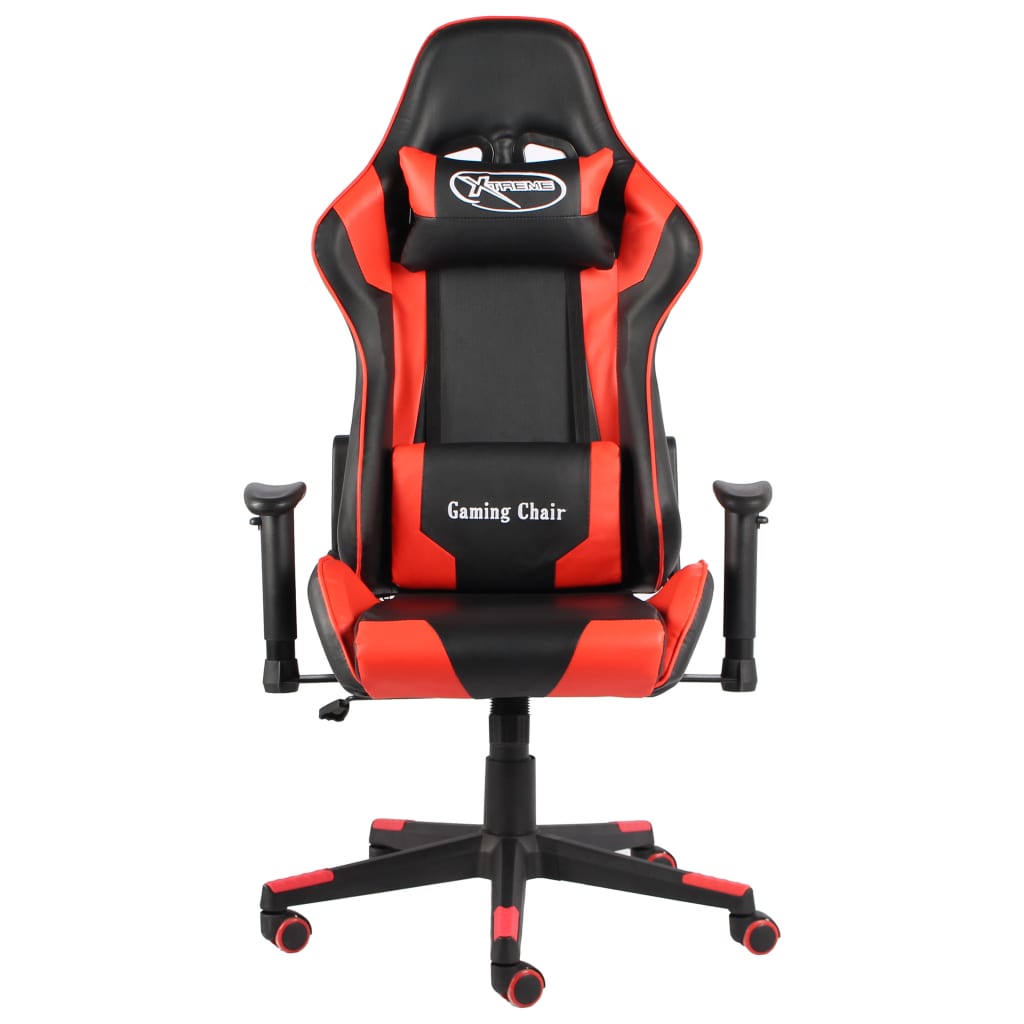 Gaming-Stuhl Drehbar Blau PVC