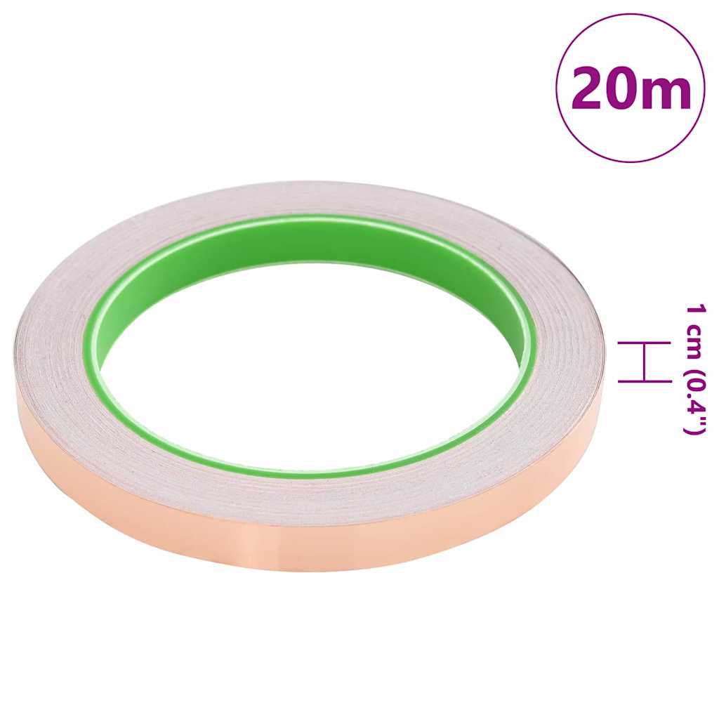 Kupferband zum Schneckenschutz Kupfer 30 mm x 20 m Kupfer