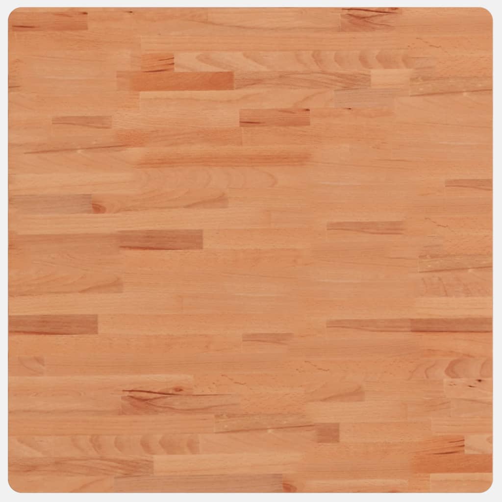 Tischplatte Ø30x1,5 cm Rund Massivholz Buche