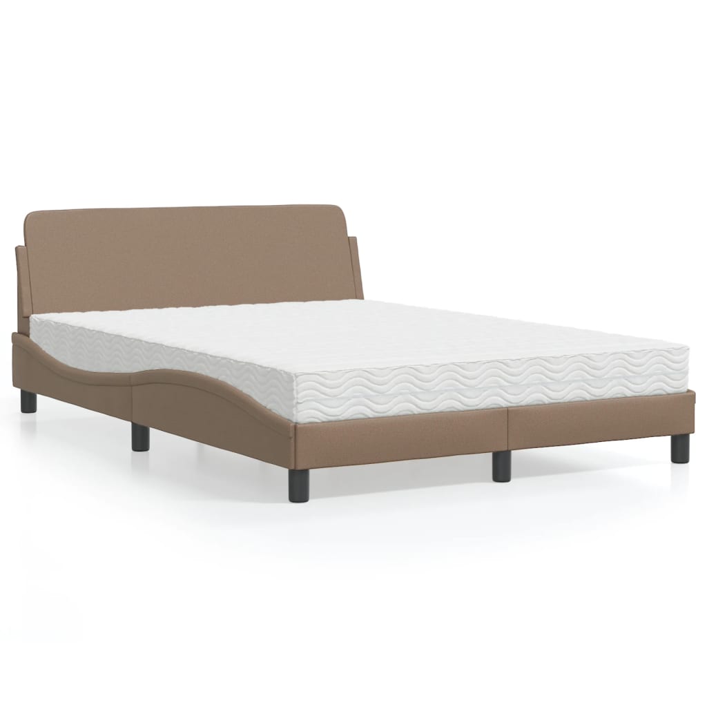 Bett mit Matratze "Dover" Schwarz 80x200 cm Kunstleder
