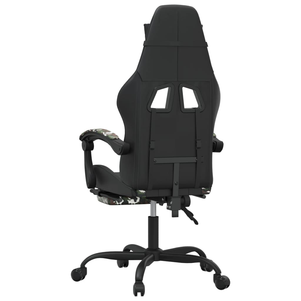 Gaming-Stuhl Drehbar Schwarz und Rot Kunstleder