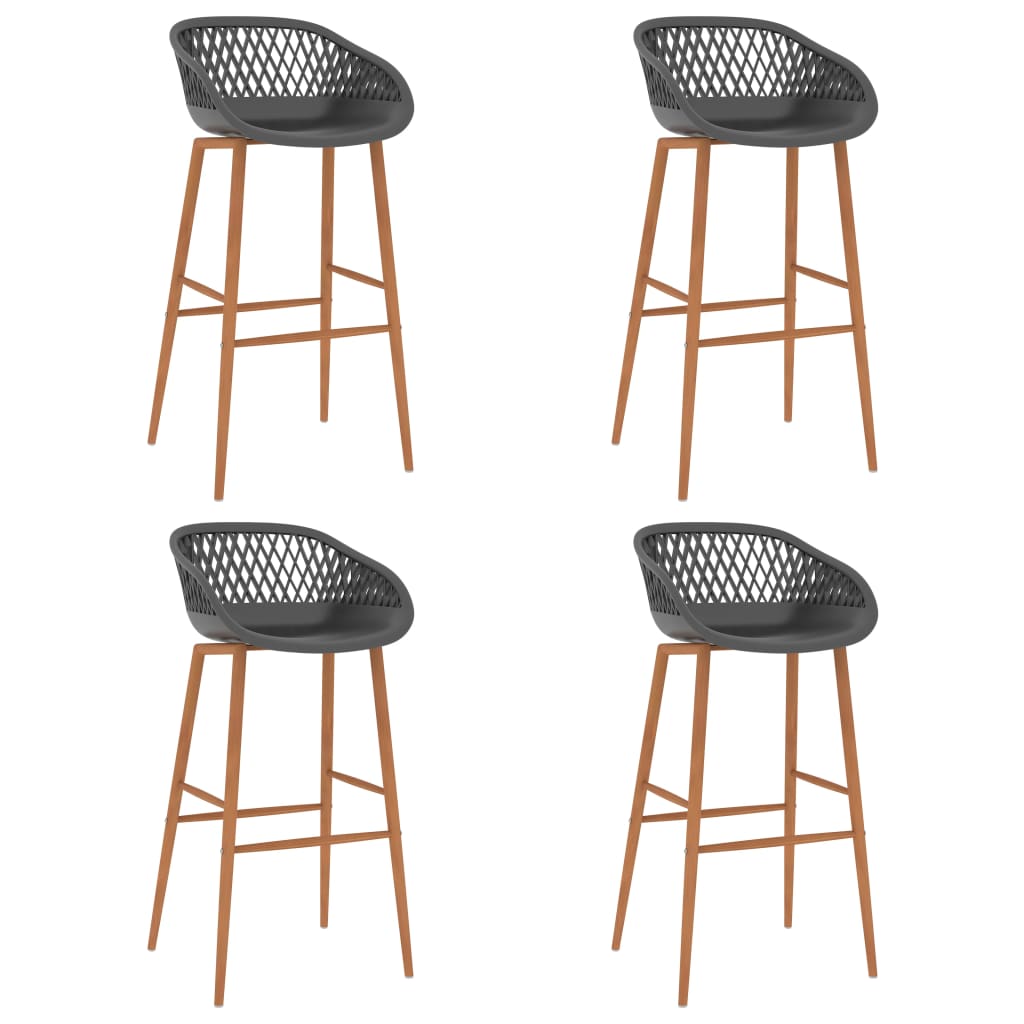 Barhocker 2 Stk. Schwarz