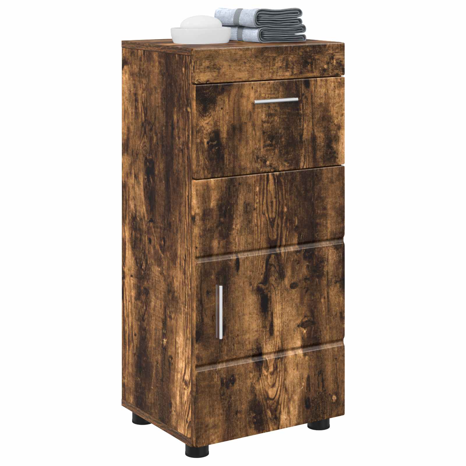 Badezimmermöbel-Set TULUM 2 pcs Weiß 60 x 34 x 63 cm