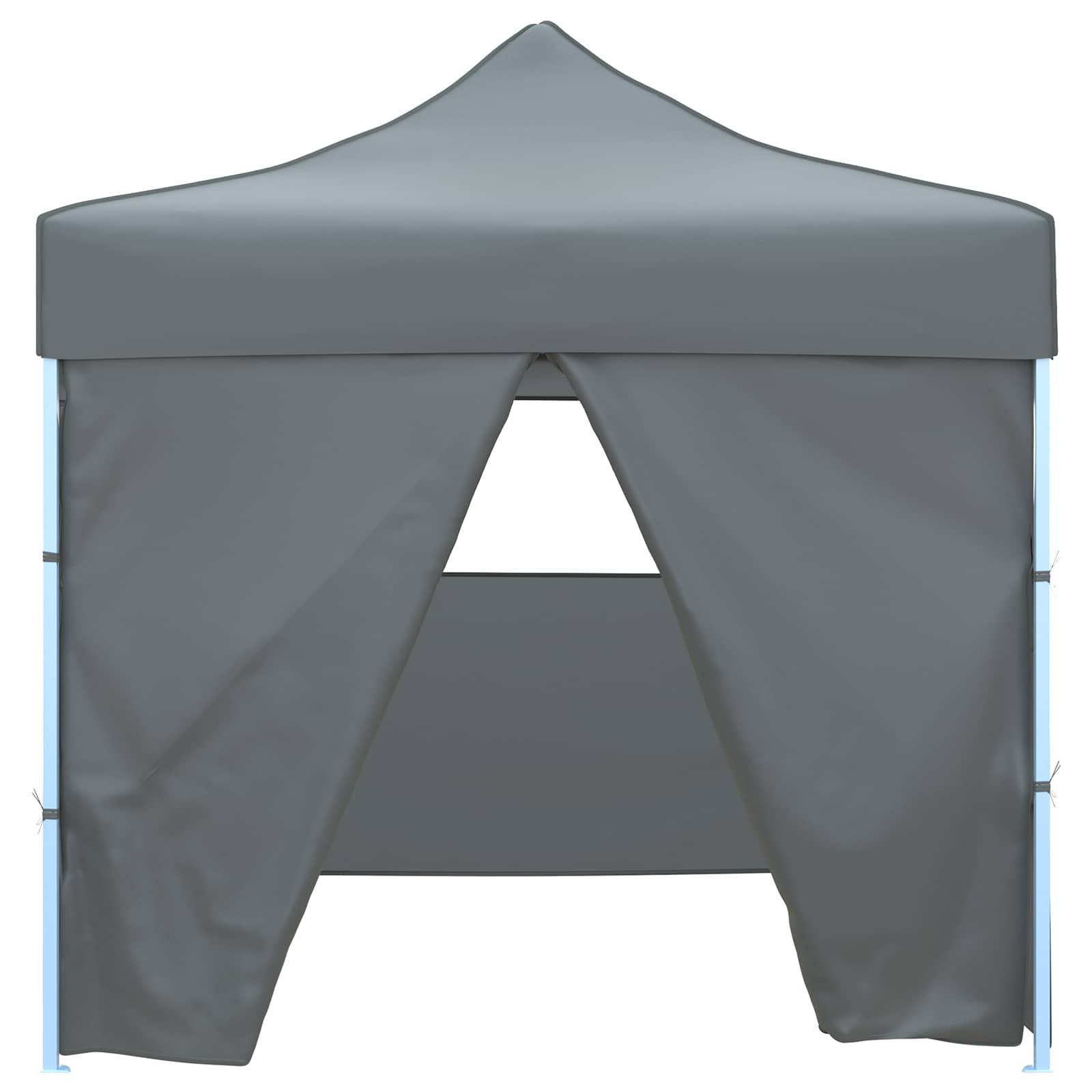 Partyzelt Faltbar Pop-Up Schwarz 292x292x315 cm