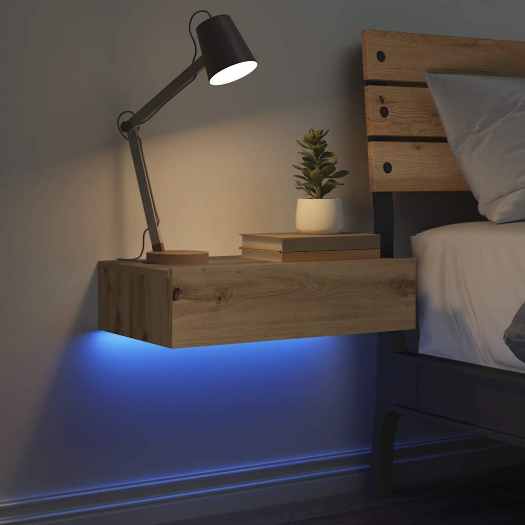 Nachttisch Altholz-Optik 60x35 cm Holzwerkstoff