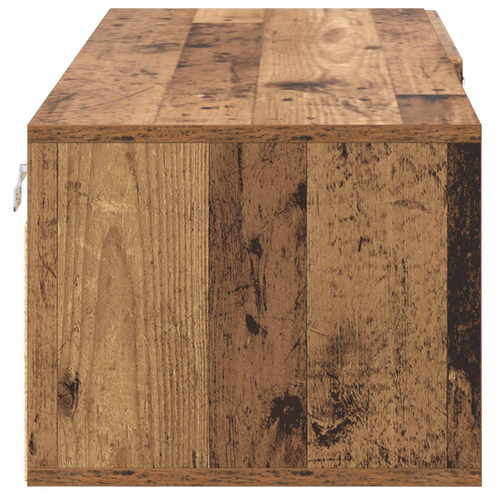 Highboard mit Regal FLORIN Weiß 60 x 35 x 182 cm Holzwerkstoff