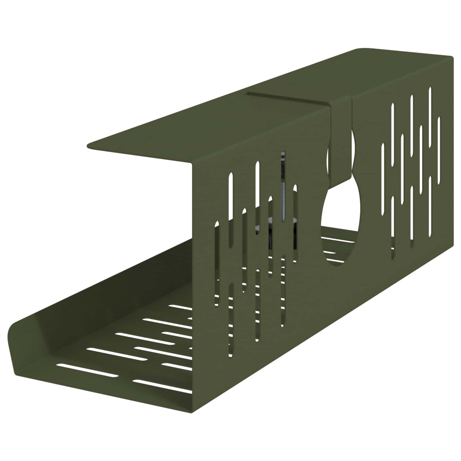 Unter dem Schreibtisch Kabelmanagement Tray 2 Stk. Anthrazit