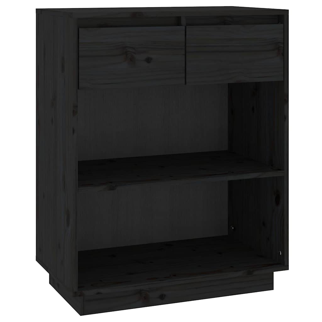 Beistellschrank 60x34x75 cm Massivholz Kiefer