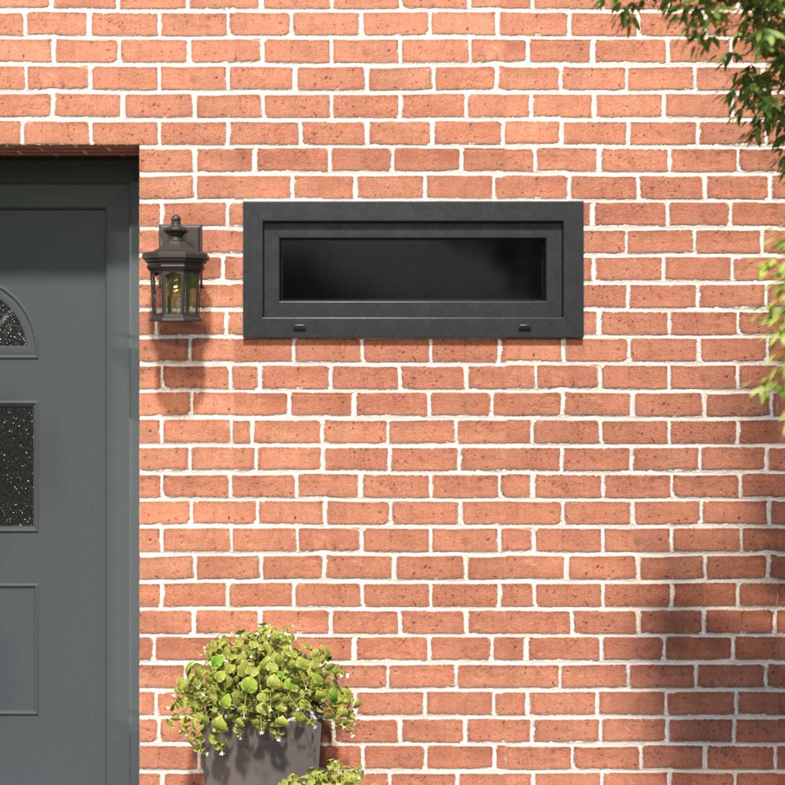Kellerfenster RISOR 60 x 40 cm PVC und Glas Weiß
