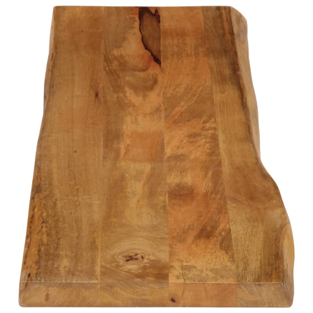 Tischplatte 40x40x2,5 cm Rechteckig Massivholz Akazie Baumkante