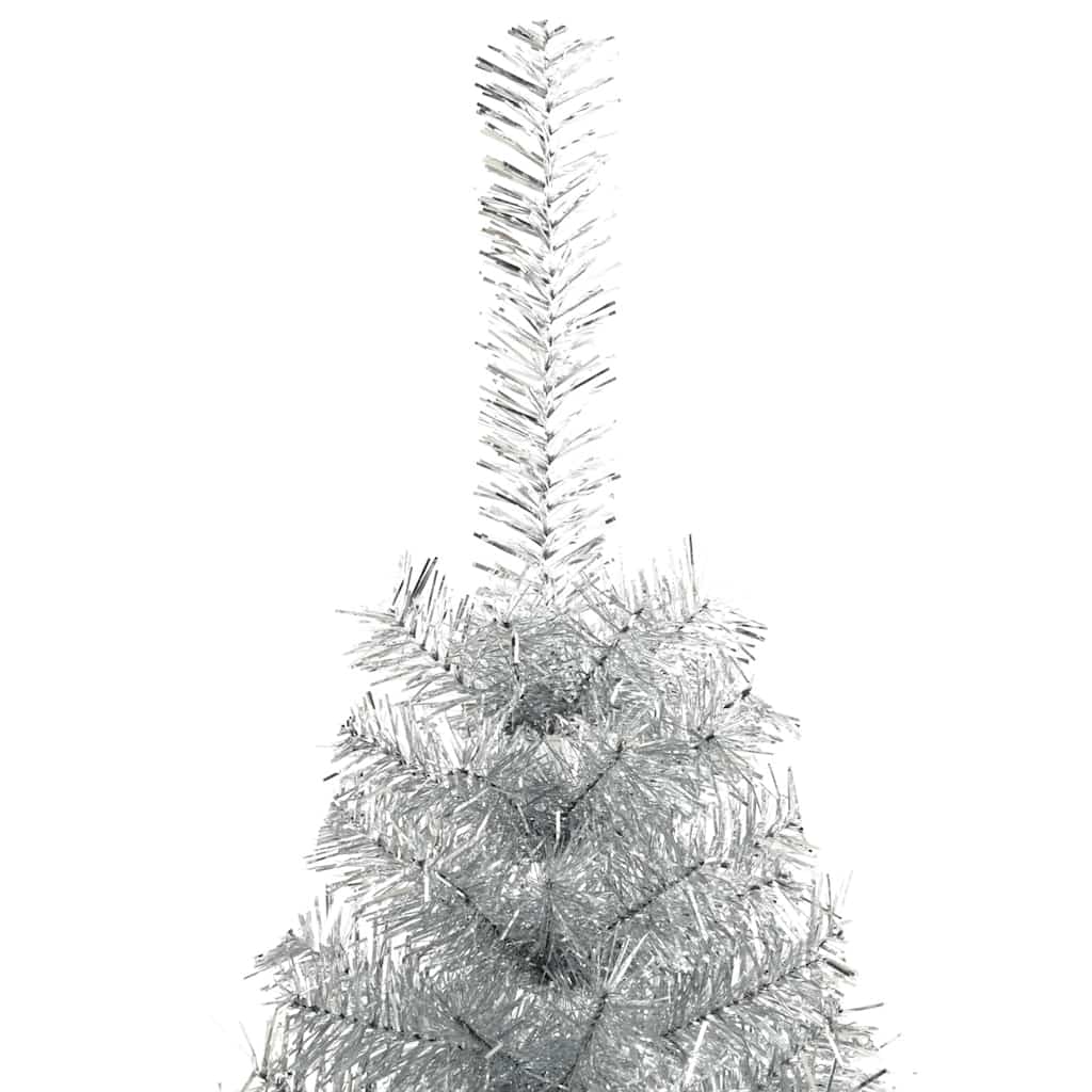 Künstlicher Halb-Weihnachtsbaum mit Ständer Grün 150 cm PVC