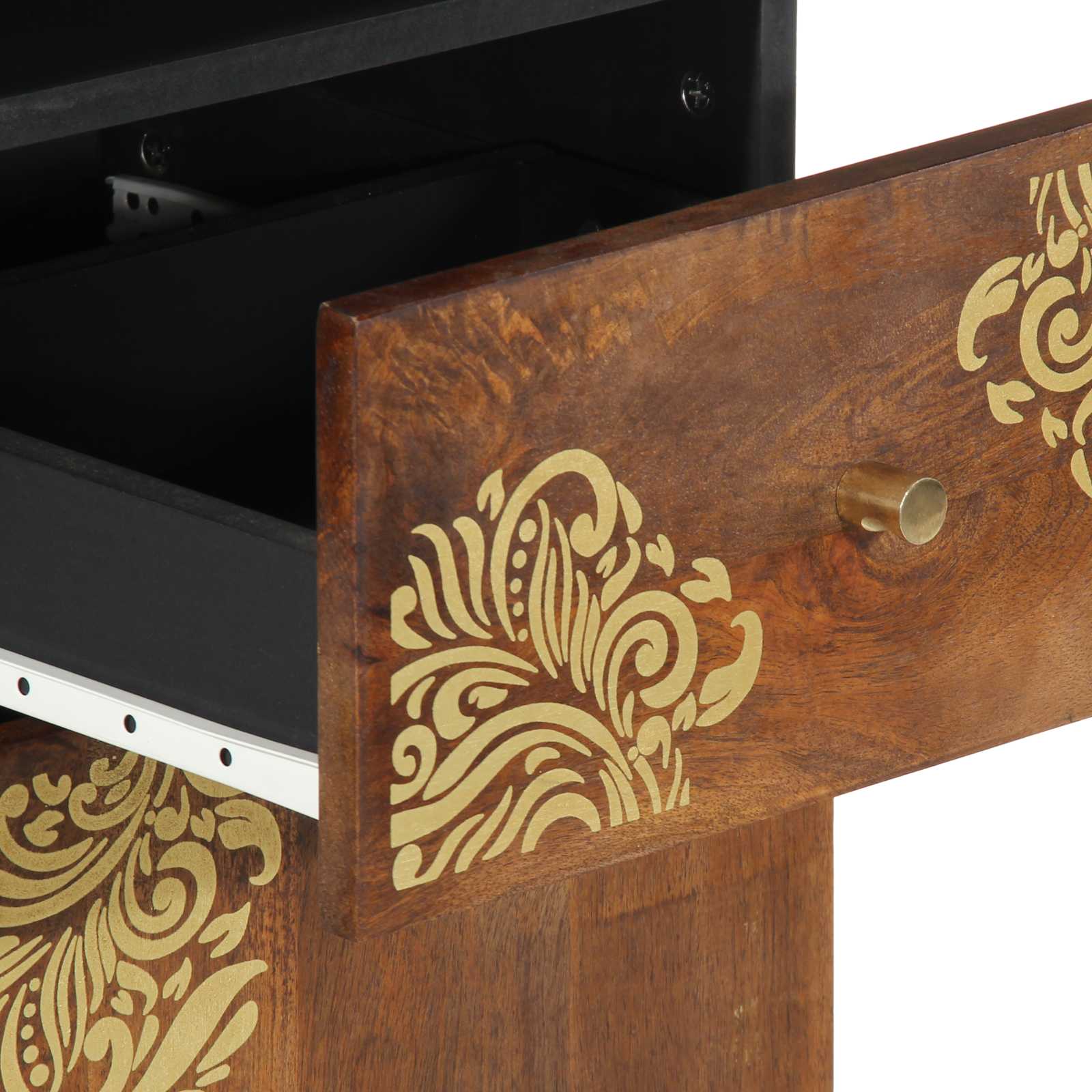 Badezimmerschrank Grau 38 x 33 x 160 cm Massivholz Mango