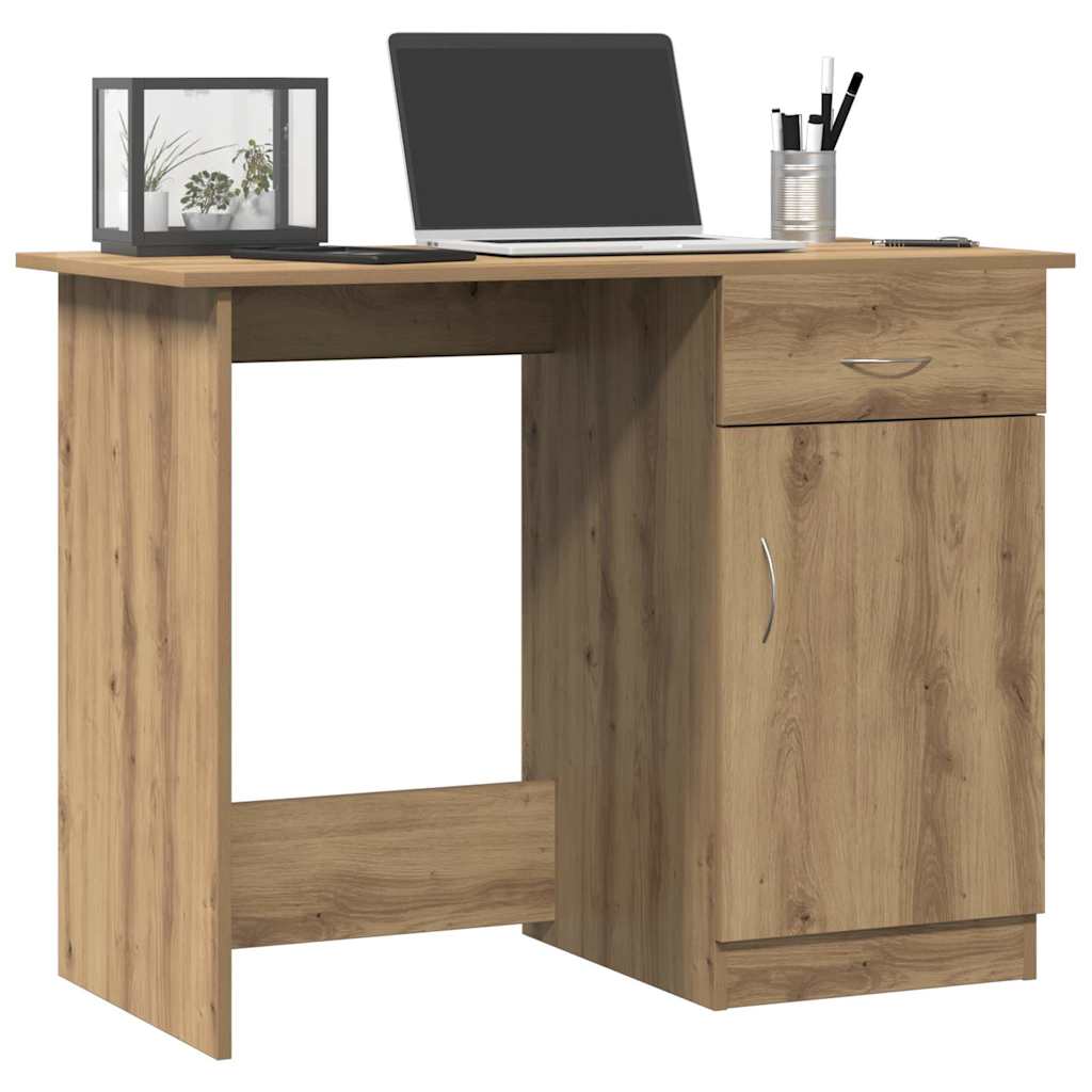 Schreibtisch Weiß 100×50×76 cm Holzwerkstoff