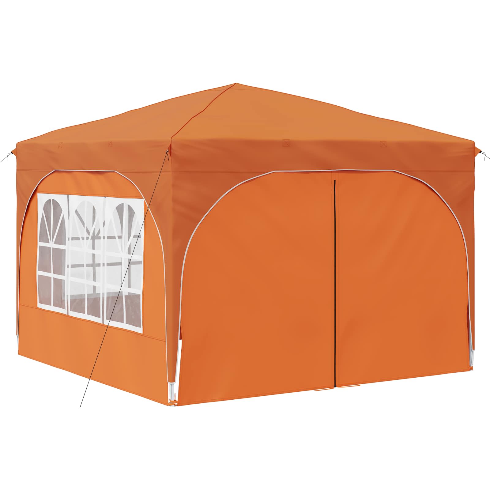 Pop-up Partyzelt 290 x 290 x 245 cm Creme