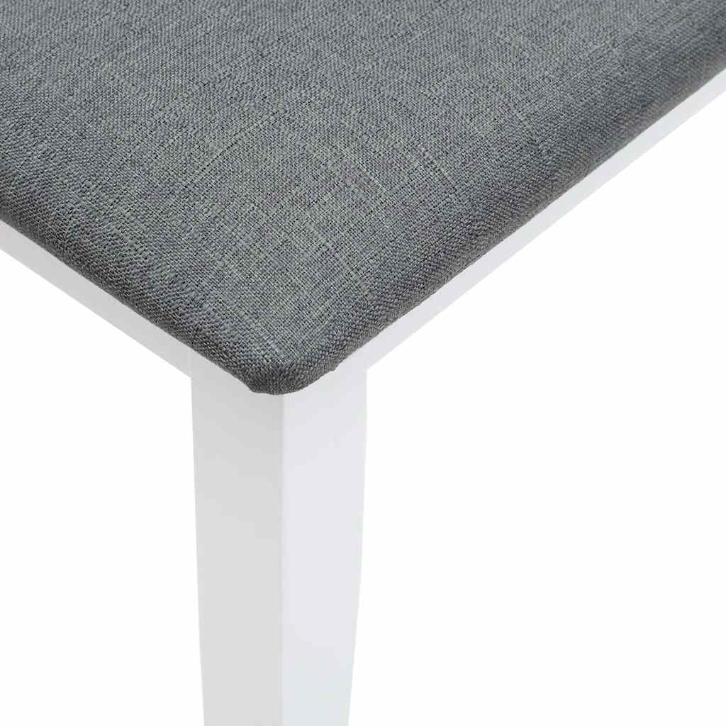 Bank 90 cm Braun Massivholz Gummibaum