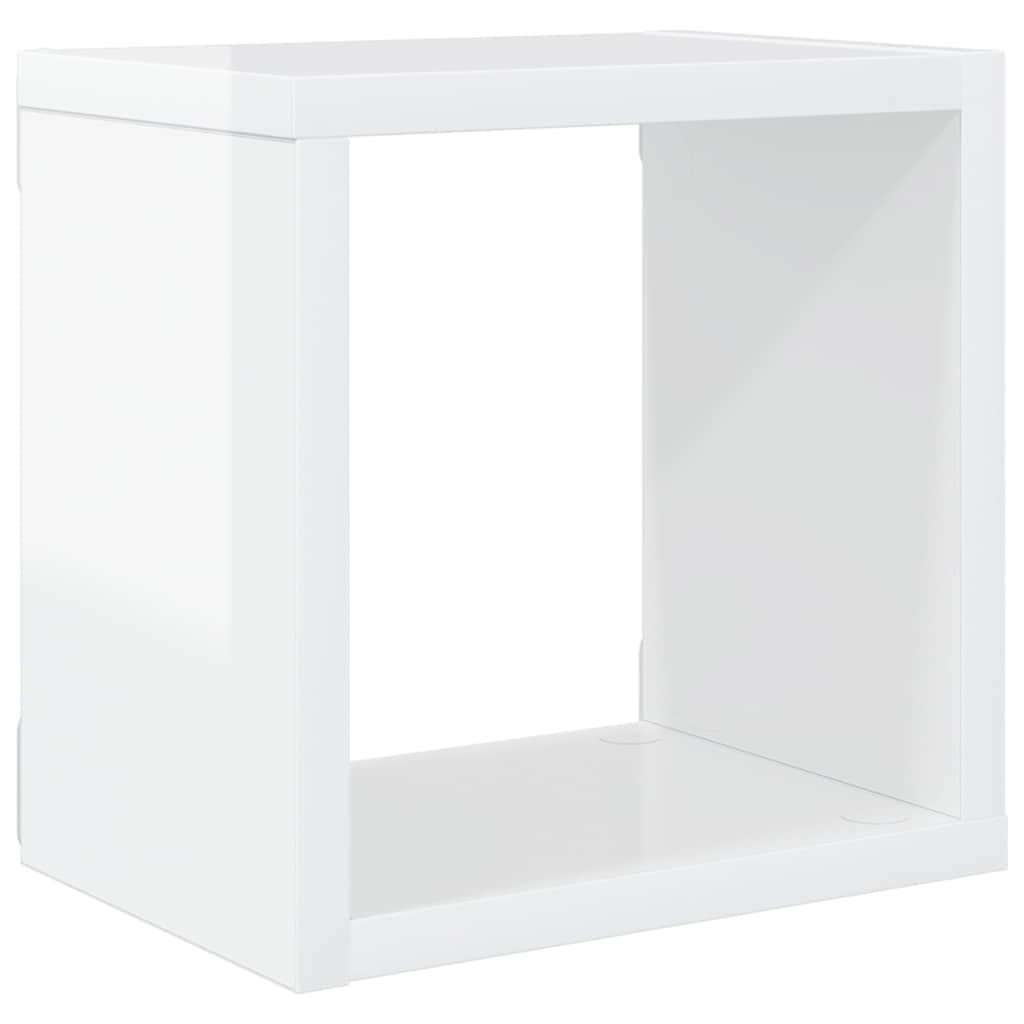 Würfelregale 2 Stk. Weiß 30x15x30 cm