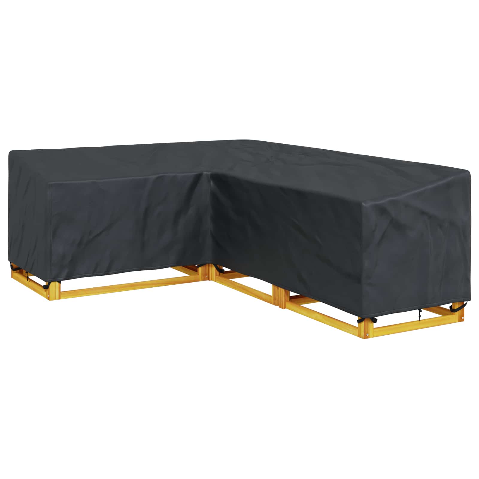 Möbelbezug Schwarz 235 x 235 x 85 cm 210D Oxford Stoff