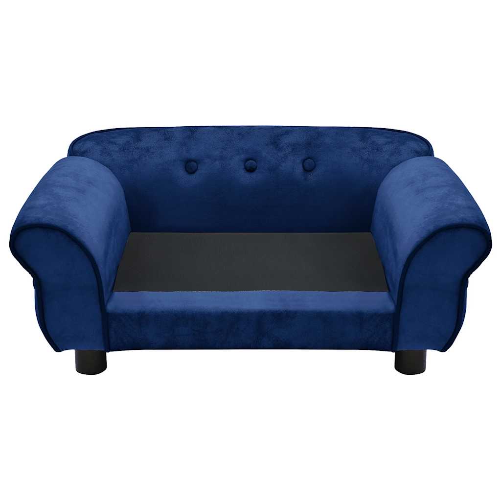 Hundesofa Dunkelgrau 72x45x30 cm Plüsch