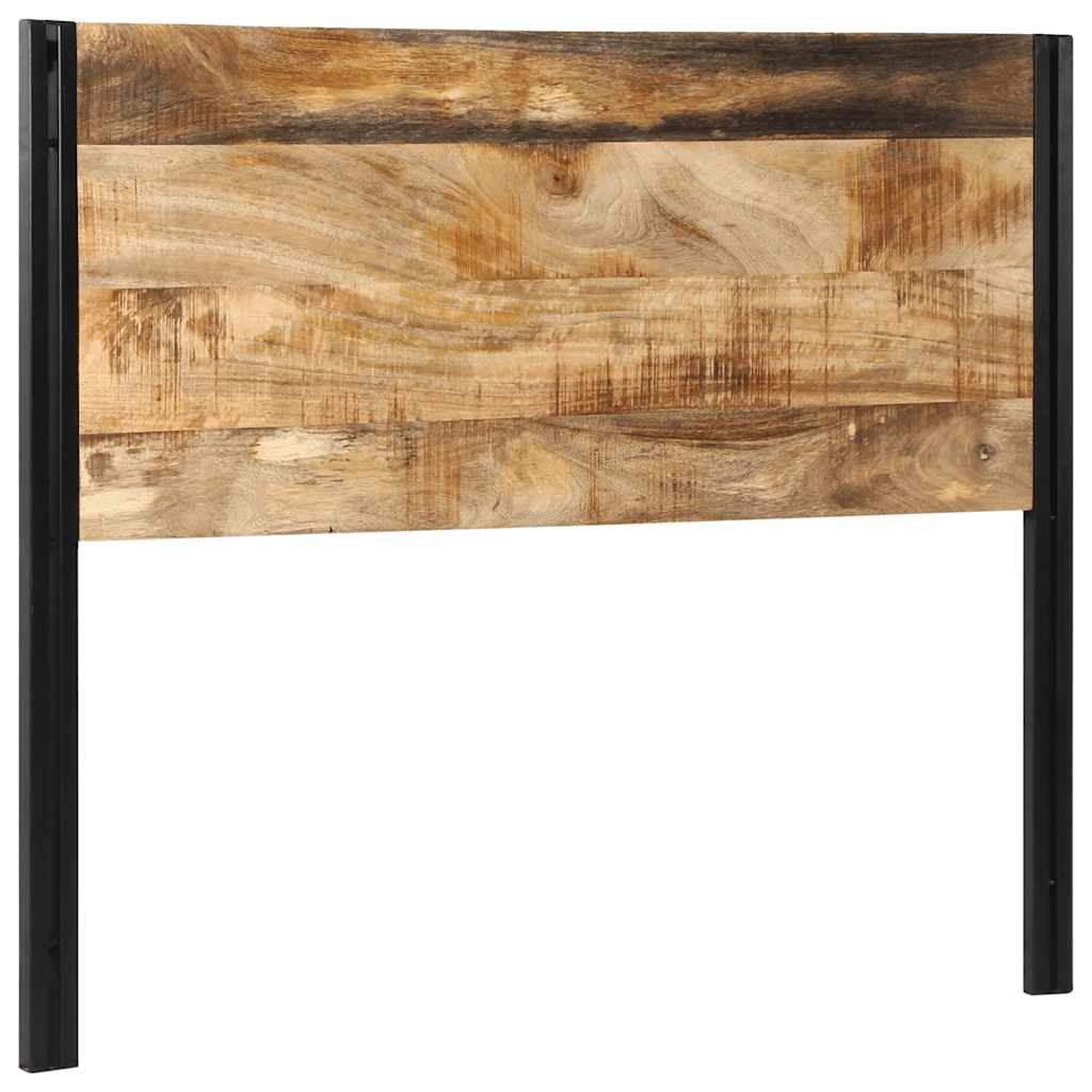 Kopfteil 100 cm Massivholz Mango und Eisen