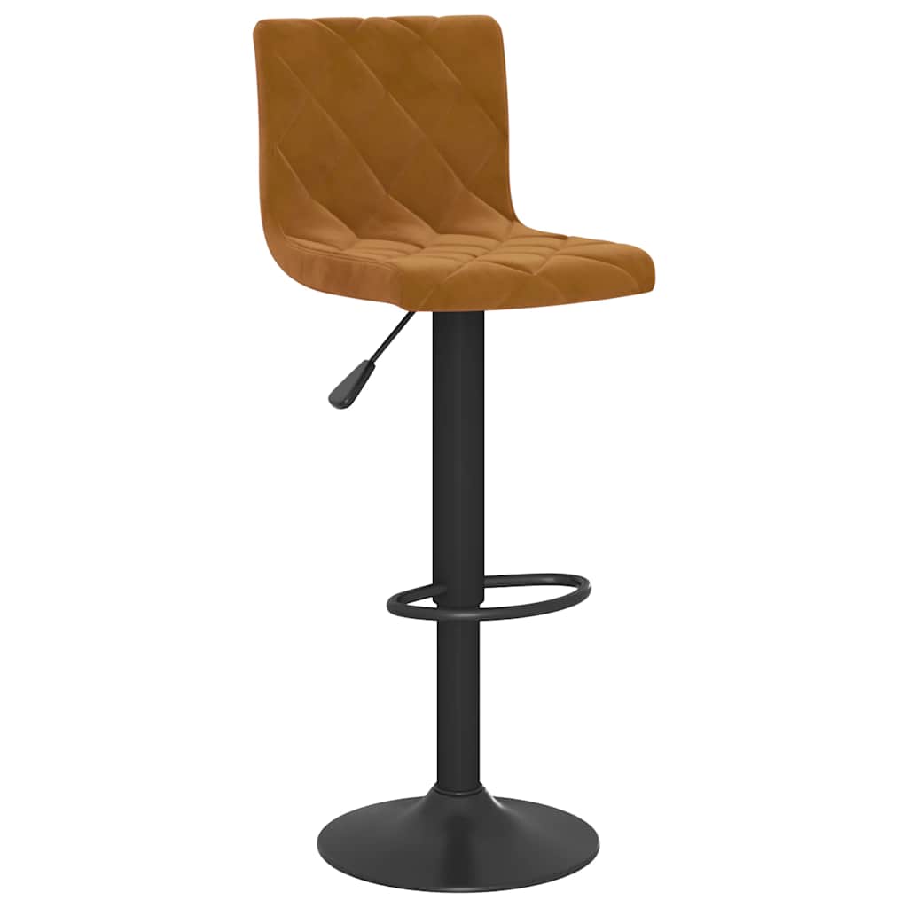 Barhocker 2 Stk. Creme Samt