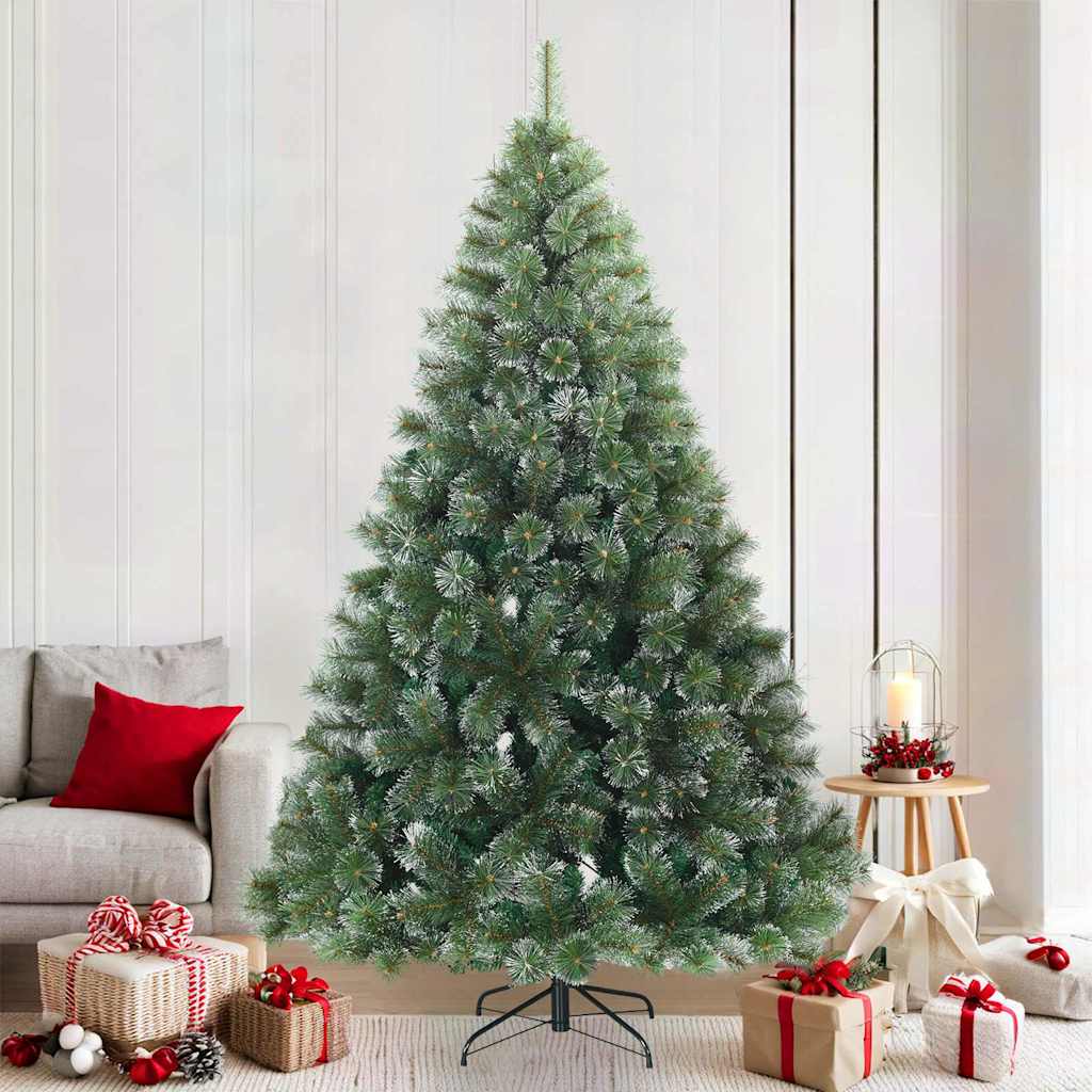 Künstlicher klappbarer Weihnachtsbaum Grün 120 cm PVC, Stahl