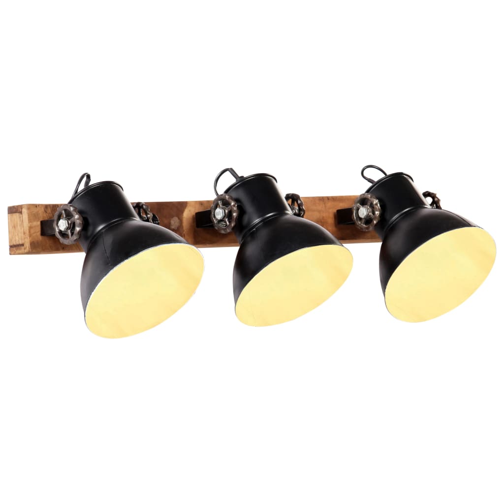 Wandlampe Industriestil Silbern 45x25 cm E27