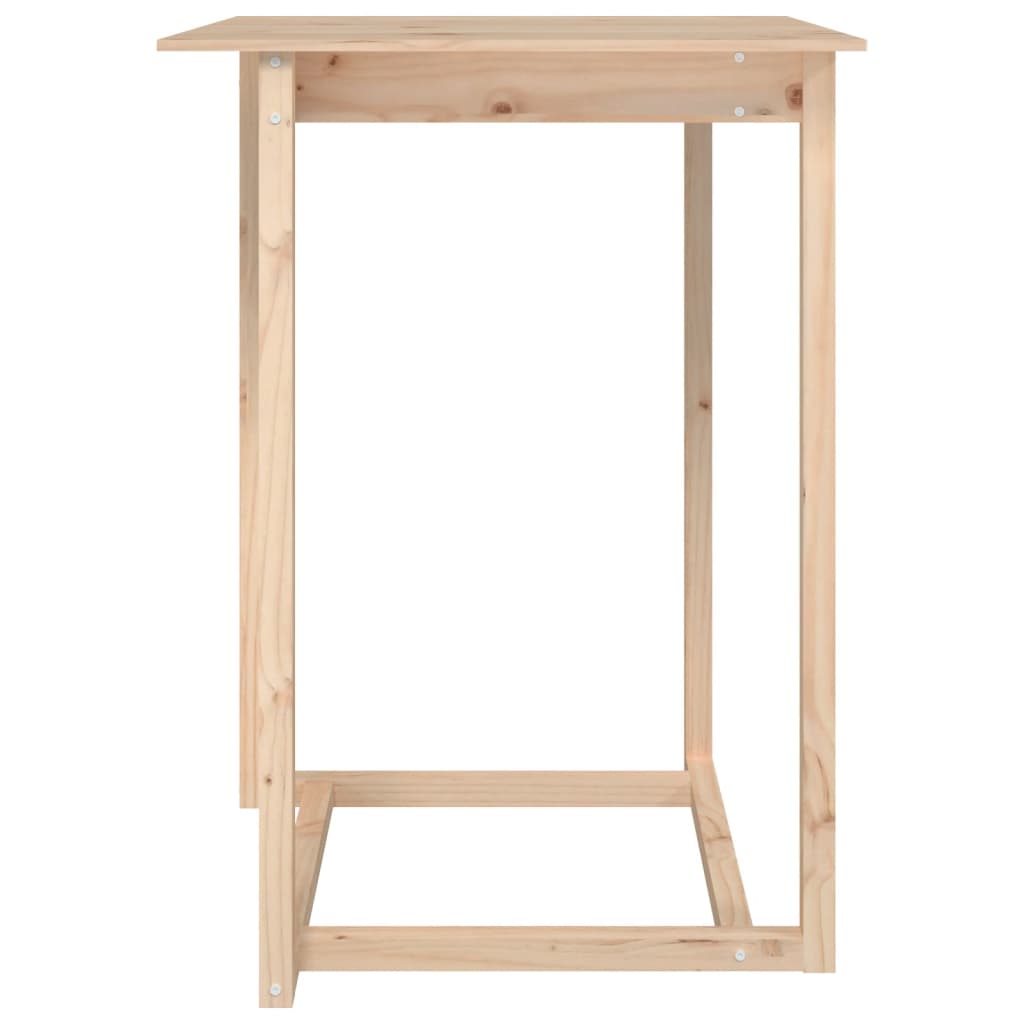Bartisch 60x60x110 cm Massivholz Kiefer
