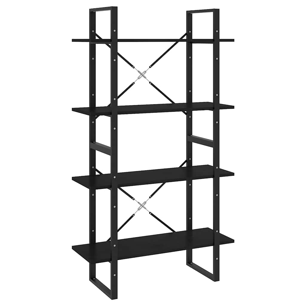 Bücherregal 2 Fächer Weiß 80x30x70 cm Holzwerkstoff
