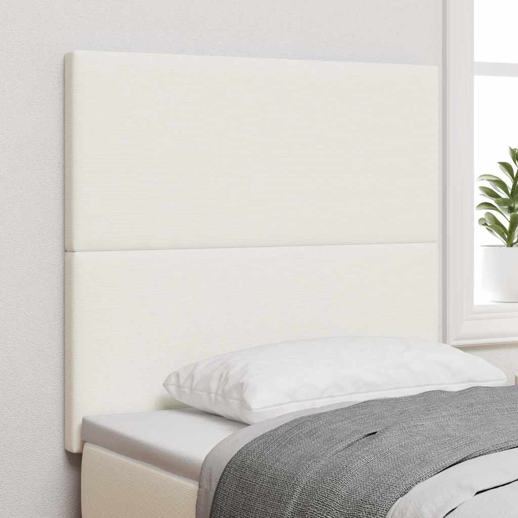 Kopfteil Hellgrau 80 cm Cordstoff
