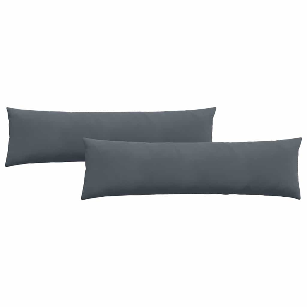Sofakissen 2 Stück Blau 50 x 30 cm Cordstoff