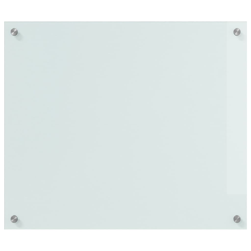 Küchenrückwand 2 pcs Weiß 70 x 40 cm Gehärtetes Glas