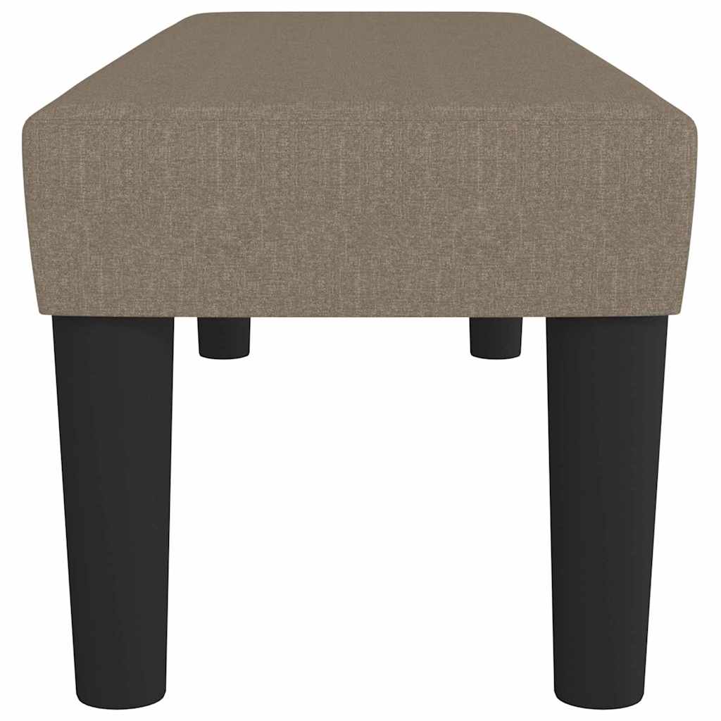 Sitzbank Hellgrau 70x30x30 cm Stoff