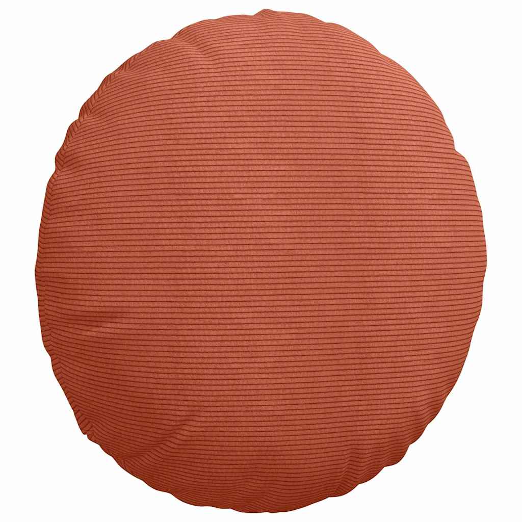 Sitzkissen 2 pcs Hellgrau Ø30 x 13 cm Cordstoff