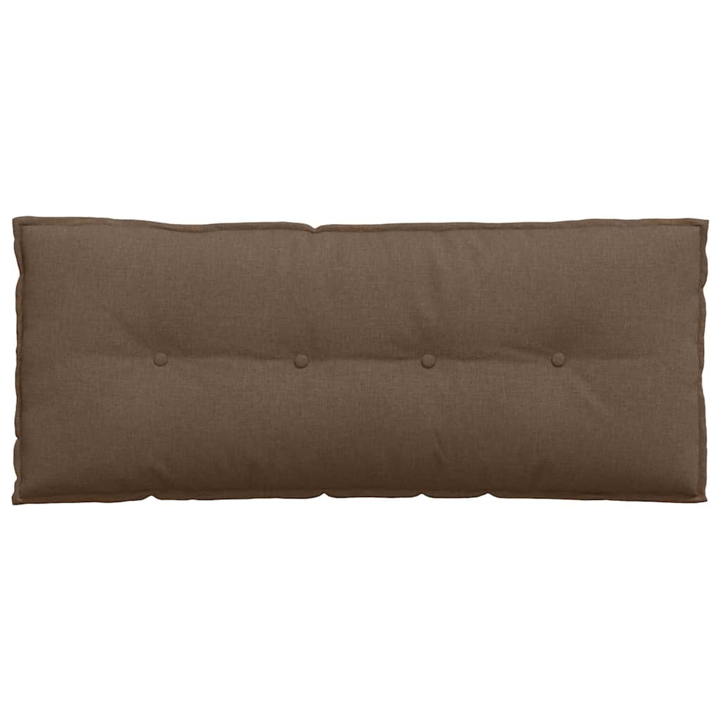 Rückenkissen Hellgrau 50 x 19 x 45 cm Stoff